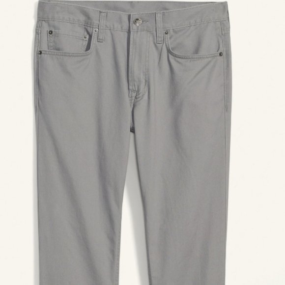Old Navy Other - Old Navy Gray Slim Built-In Tough Five-Pocket Jeans Pants 33x34 (BARELY WORN!)